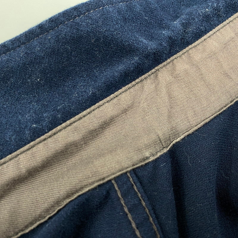 【中古品】【メンズ】 LS COTTON BLANKET SHIRT ロングスリーブ コットン ブランケット シャツ 長袖 トップス 145-251106-as-05-izu サイズ：38 カラー：ネイビー 万代Net店