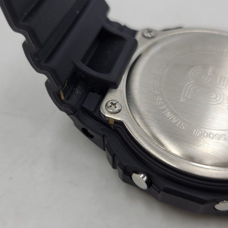 【中古品】【メンズ/レディース】 G-SHOCK ジーショック × ベガルタ仙台 DW-5600UE 30周年記念モデル デジタル 腕時計 196-251106-as-12-izu サイズ：48.9 × 42.8 × 13.4 mm カラー：ブラック系 万代Net店