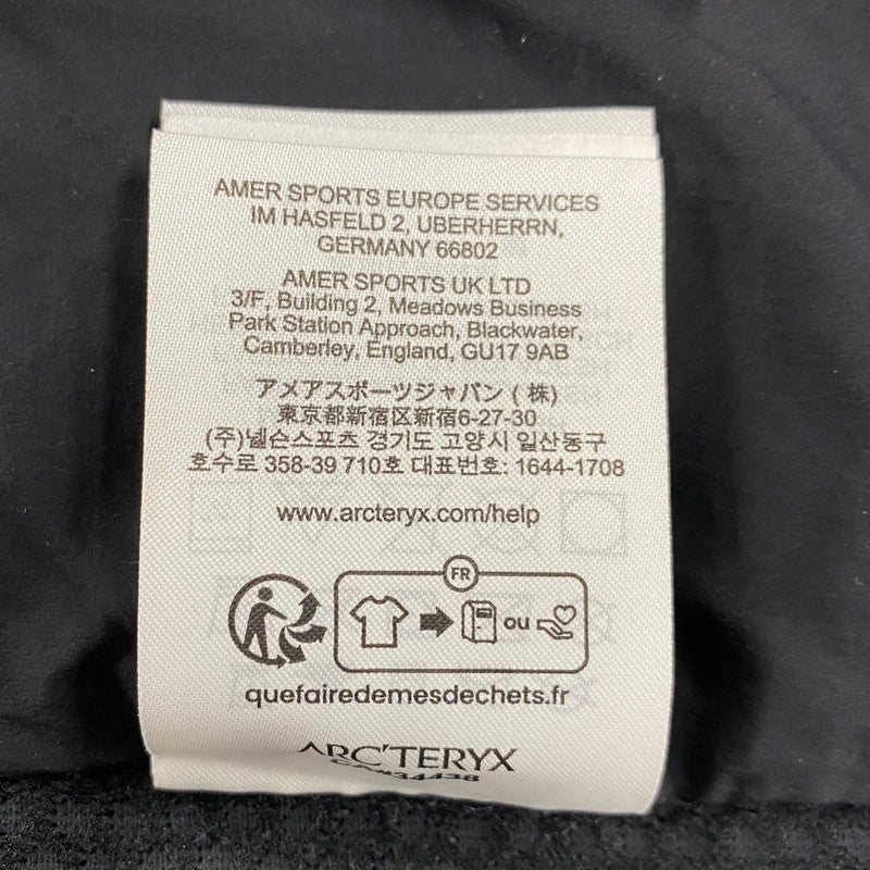 【中古品】【メンズ】 ARC'TERYX アークテリクス ATOM SL HOODY X000009560 アトム SL フーディ ジャケット アウター 144-251106-as-01-izu サイズ：S カラー：ブラック 万代Net店