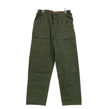 【中古品】【メンズ】 GERMAN ARMY ジャーマン アーミー 東ドイツ軍 MILITARY PANTS ミリタリー パンツ ボトムス ズボン 157-251117-cs-13-izu サイズ：L/E カラー：カーキ 万代Net店