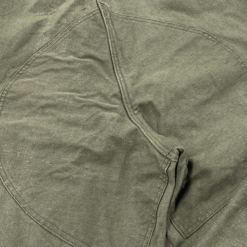 【中古品】【メンズ】 GERMAN ARMY ジャーマン アーミー 東ドイツ軍 MILITARY PANTS ミリタリー パンツ ボトムス ズボン 157-251117-cs-13-izu サイズ：L/E カラー：カーキ 万代Net店