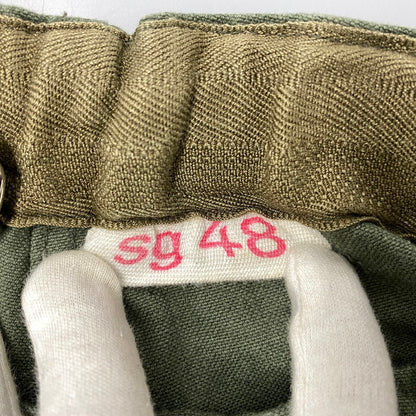 【中古品】【メンズ】 GERMAN ARMY ジャーマン アーミー 東ドイツ軍 MILITARY PANTS ミリタリー パンツ ボトムス ズボン 157-251117-cs-13-izu サイズ：L/E カラー：カーキ 万代Net店