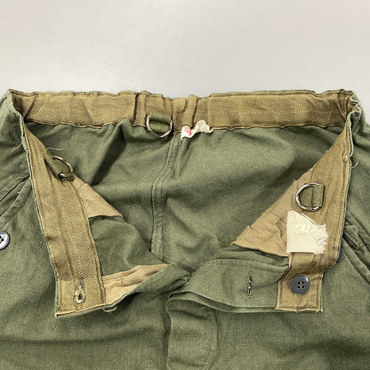 【中古品】【メンズ】 GERMAN ARMY ジャーマン アーミー 東ドイツ軍 MILITARY PANTS ミリタリー パンツ ボトムス ズボン 157-251117-cs-13-izu サイズ：L/E カラー：カーキ 万代Net店