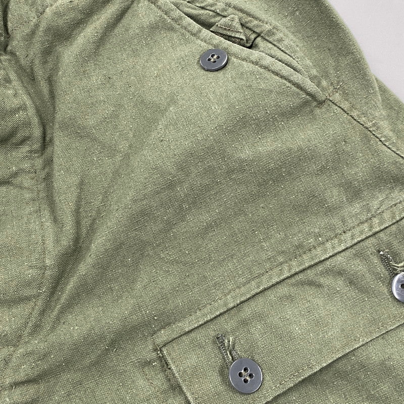【中古品】【メンズ】 GERMAN ARMY ジャーマン アーミー 東ドイツ軍 MILITARY PANTS ミリタリー パンツ ボトムス ズボン 157-251117-cs-13-izu サイズ：L/E カラー：カーキ 万代Net店