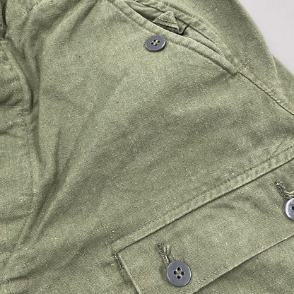 【中古品】【メンズ】 GERMAN ARMY ジャーマン アーミー 東ドイツ軍 MILITARY PANTS ミリタリー パンツ ボトムス ズボン 157-251117-cs-13-izu サイズ：L/E カラー：カーキ 万代Net店
