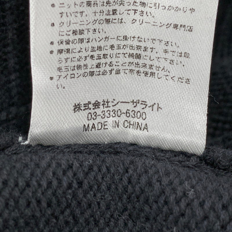 【中古品】【メンズ】 OPENING ACT オープニング アクト OPA200763 DAMAGE COTTON KNIT SWEATER ダメージ コットン ニット セーター トップス 長袖 140-251107-cs-30-izu サイズ：L カラー：ブラック 万代Net店