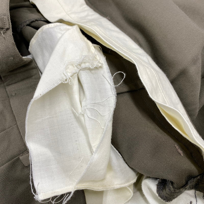 【中古品】【メンズ】 MONSIEUR ムッシュ USA製 3TUCK WIDE SLACKS 3タック ワイド スラックス ボトムス パンツ 157-251120-km-01-izu サイズ：38R カラー：KHAKI 万代Net店