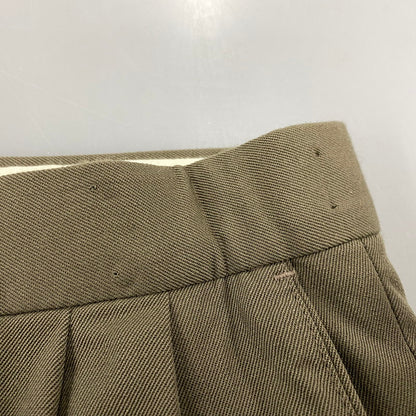 【中古品】【メンズ】 MONSIEUR ムッシュ USA製 3TUCK WIDE SLACKS 3タック ワイド スラックス ボトムス パンツ 157-251120-km-01-izu サイズ：38R カラー：KHAKI 万代Net店