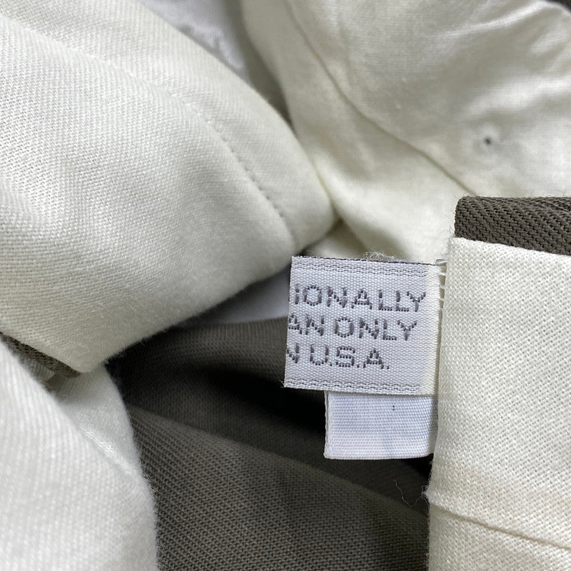 【中古品】【メンズ】 MONSIEUR ムッシュ USA製 3TUCK WIDE SLACKS 3タック ワイド スラックス ボトムス パンツ 157-251120-km-01-izu サイズ：38R カラー：KHAKI 万代Net店