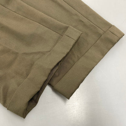 【中古品】【メンズ】 MONSIEUR ムッシュ USA製 3TUCK WIDE SLACKS 3タック ワイド スラックス ボトムス パンツ 157-251120-km-01-izu サイズ：38R カラー：KHAKI 万代Net店