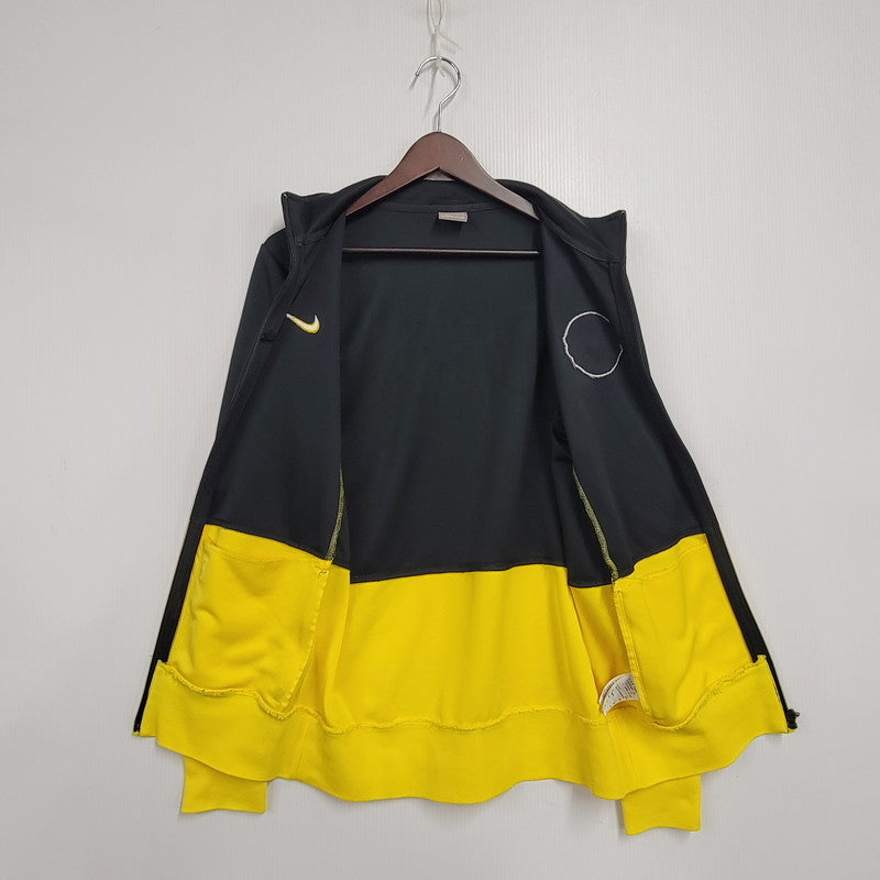 【中古品】【メンズ】 NIKE ナイキ MANCHESTER UNITED TRACK JACKET 355106-017 マンチェスター ユナイテッド トラックジャケット 146-251112-as-20-izu サイズ：M カラー：ブラック×イエロー 万代Net店