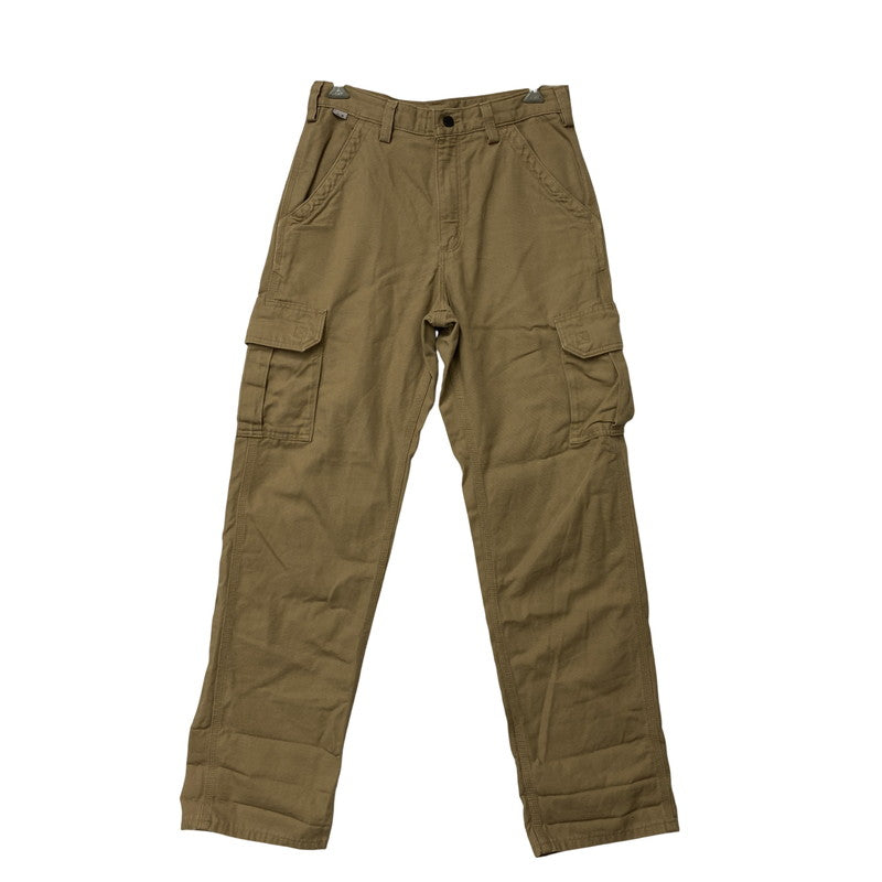 【中古品】【メンズ】 CARHARTT FR カーハート フレームレジスタント FRB240 GKH メキシコ製 00S CANVAS CARGO PANT キャンバス カーゴ パンツ ボトムス ズボン 157-251112-cs-13-izu サイズ：31×34 カラー：GOLDEN KHAKI 万代Net店