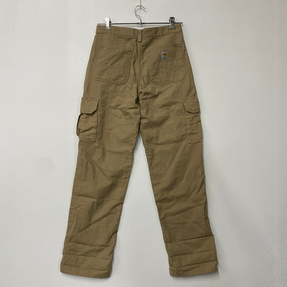 【中古品】【メンズ】 CARHARTT FR カーハート フレームレジスタント FRB240 GKH メキシコ製 00S CANVAS CARGO PANT キャンバス カーゴ パンツ ボトムス ズボン 157-251112-cs-13-izu サイズ：31×34 カラー：GOLDEN KHAKI 万代Net店