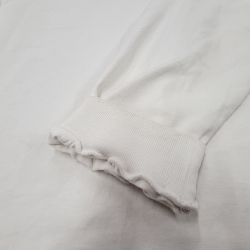 【中古品】【メンズ】 AURALEE オーラリー LUSTER PLAITING L/S TEE A00SP01GT ラスター プレーティング ロングスリーブ Tシャツ 長袖 トップス 140-251112-as-22-izu サイズ：4 カラー：ホワイト 万代Net店