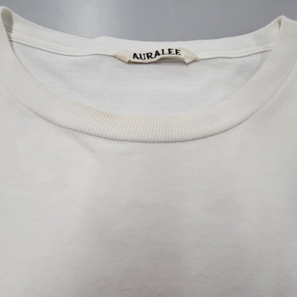 【中古品】【メンズ】 AURALEE オーラリー LUSTER PLAITING L/S TEE A00SP01GT ラスター プレーティング ロングスリーブ Tシャツ 長袖 トップス 140-251112-as-22-izu サイズ：4 カラー：ホワイト 万代Net店