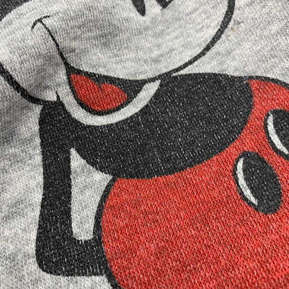【中古品】【メンズ】 DISNEY ディズニー 80S MICKEY SWEATSHIRT ミッキー スウェットシャツ トップス 長袖 146-251107-cs-27-izu サイズ：M カラー：グレー 万代Net店