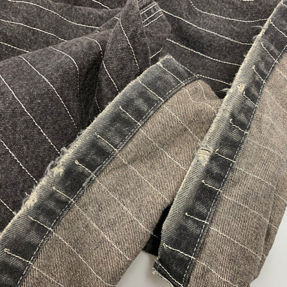 【中古品】【メンズ】 BLESS U ブレスユー BU STRIPE DENIM BU0088 ストライプ デニム パンツ ボトムス 153-251108-as-07-izu サイズ：L カラー：ブラック系 万代Net店