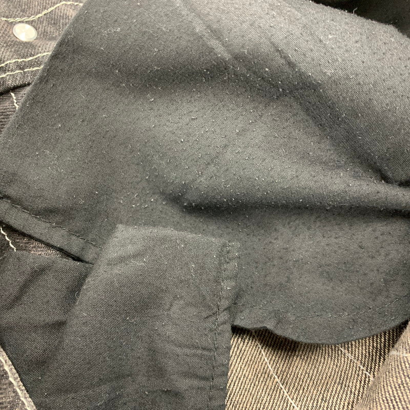 【中古品】【メンズ】 BLESS U ブレスユー BU STRIPE DENIM BU0088 ストライプ デニム パンツ ボトムス 153-251108-as-07-izu サイズ：L カラー：ブラック系 万代Net店