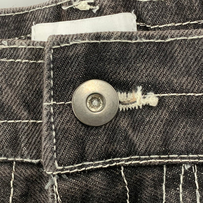 【中古品】【メンズ】 BLESS U ブレスユー BU STRIPE DENIM BU0088 ストライプ デニム パンツ ボトムス 153-251108-as-07-izu サイズ：L カラー：ブラック系 万代Net店