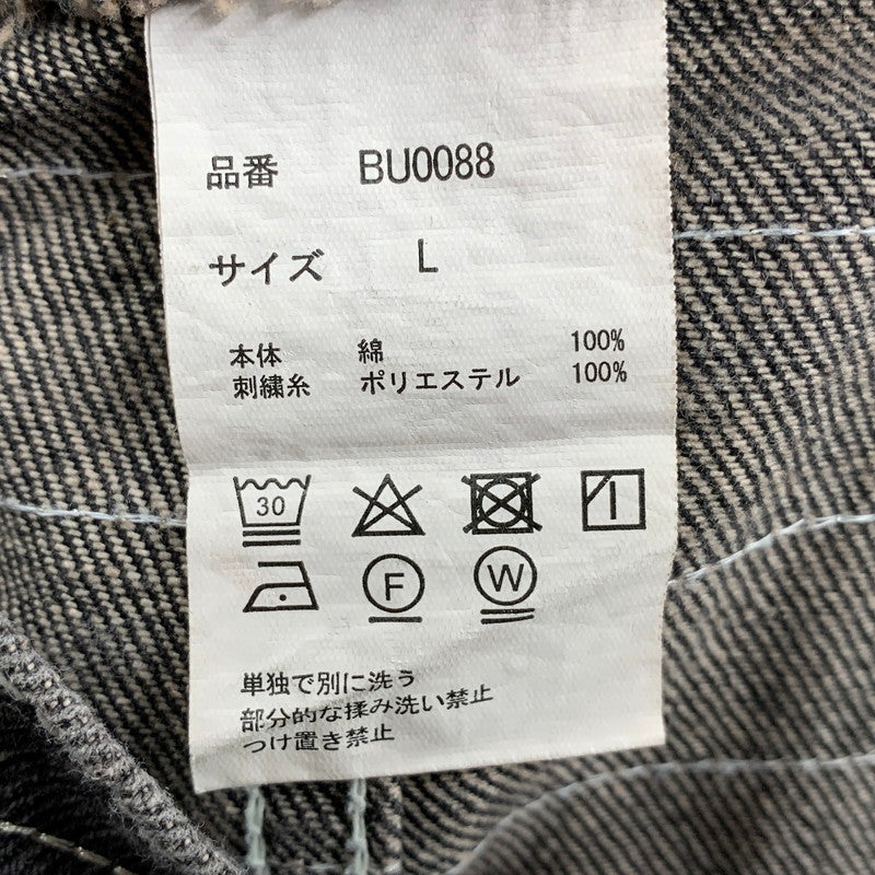 【中古品】【メンズ】 BLESS U ブレスユー BU STRIPE DENIM BU0088 ストライプ デニム パンツ ボトムス 153-251108-as-07-izu サイズ：L カラー：ブラック系 万代Net店