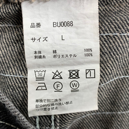 【中古品】【メンズ】 BLESS U ブレスユー BU STRIPE DENIM BU0088 ストライプ デニム パンツ ボトムス 153-251108-as-07-izu サイズ：L カラー：ブラック系 万代Net店