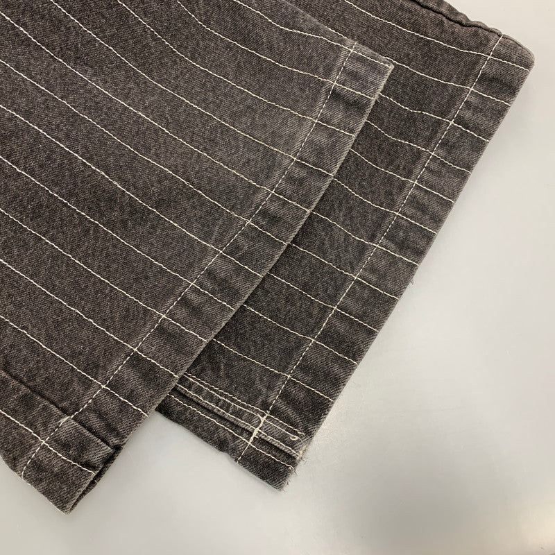 【中古品】【メンズ】 BLESS U ブレスユー BU STRIPE DENIM BU0088 ストライプ デニム パンツ ボトムス 153-251108-as-07-izu サイズ：L カラー：ブラック系 万代Net店