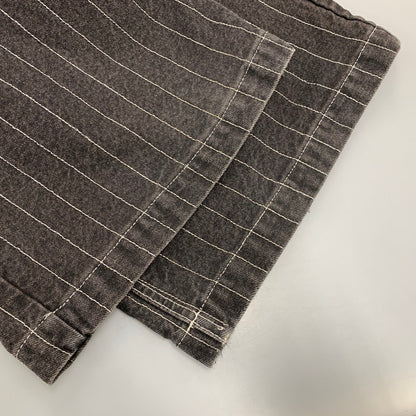 【中古品】【メンズ】 BLESS U ブレスユー BU STRIPE DENIM BU0088 ストライプ デニム パンツ ボトムス 153-251108-as-07-izu サイズ：L カラー：ブラック系 万代Net店