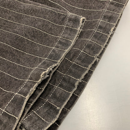 【中古品】【メンズ】 BLESS U ブレスユー BU STRIPE DENIM BU0088 ストライプ デニム パンツ ボトムス 153-251108-as-07-izu サイズ：L カラー：ブラック系 万代Net店