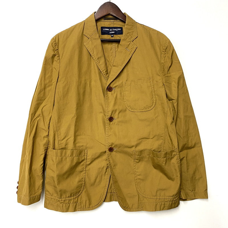 【中古品】【メンズ】 COMME des GARCONS HOMME コムデギャルソンオム TAILORED JACKET テーラードジャケット 140-251112-as-31-izu サイズ：M カラー：ブラウン系 万代Net店