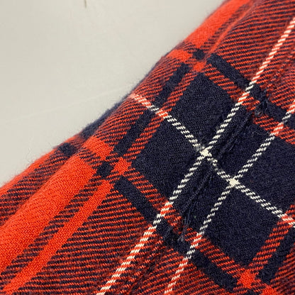 【中古品】【メンズ】 PANEL SLEEVE FLANNEL CHECK B.D SHIRT SOPH-189081 パネル スリーブ フランネル チェック ボタンダウン シャツ 長袖 トップス 142-251112-as-29-izu サイズ：S カラー：レッド系 万代Net店