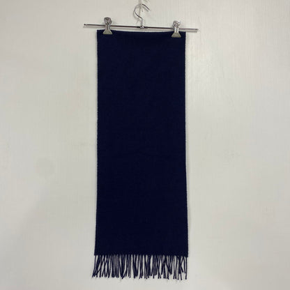 【中古品】【メンズ/レディース】 TOMORROWLAND トゥモローランド CASHMERE MUFFLER カシミヤ マフラー 187-251115-as-05-izu カラー：ネイビー 万代Net店