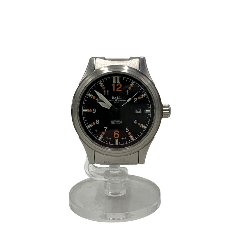 【中古品】【メンズ/レディース】 AUTOMATIC DATE 43MM NM1090C ストークマン オートマティック デイト 腕時計 195-251108-as-15-izu カラー：ブラック×シルバー 万代Net店