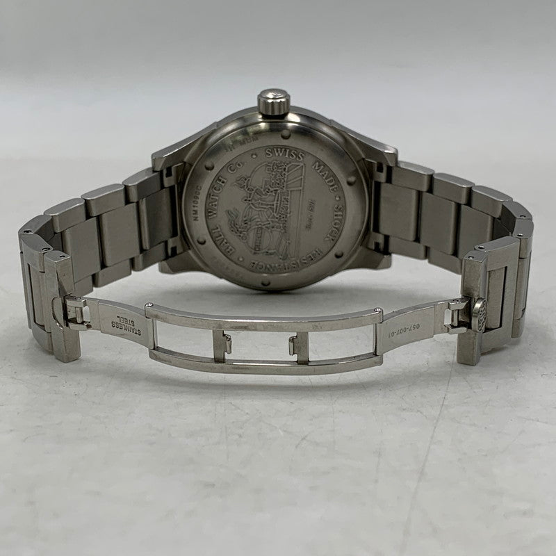 【中古品】【メンズ/レディース】 AUTOMATIC DATE 43MM NM1090C ストークマン オートマティック デイト 腕時計 195-251108-as-15-izu カラー：ブラック×シルバー 万代Net店