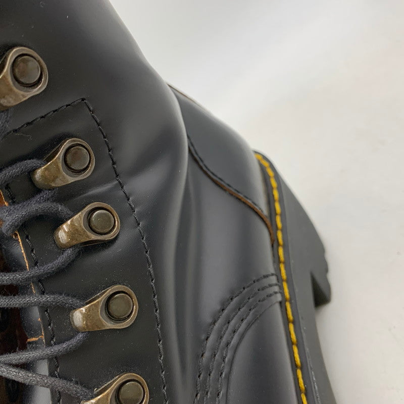 【中古品】【メンズ/レディース】 Dr.Martens ドクターマーチン LEONA 7-EYE HIKER BOOT ブーツ シューズ 靴 164-251108-as-20-izu サイズ：UK6 カラー：ブラック 万代Net店