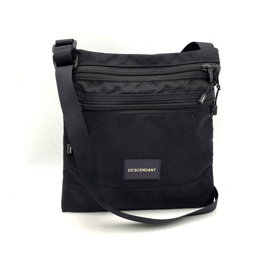 【中古品】【メンズ/レディース】 DESCENDANT ディセンダント × RIDEBAG ライドバッグ BAMBI SACOCHE バンビ サコッシュ ショルダーバッグ カバン 鞄 188-251113-ya-02-izu カラー：BLACK 万代Net店