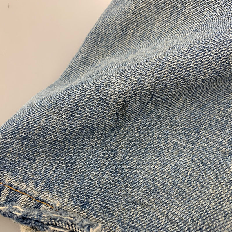 【現状渡し品】【メンズ】 RRL ダブルアールエル ZIP FLY STRAIGHT DENIM PANTS ジップフライ ストレート デニムパンツ USA製 ジーンズ ボトムス 157-251108-as-05-izu サイズ：40×32 カラー：ライトインディゴ 万代Net店