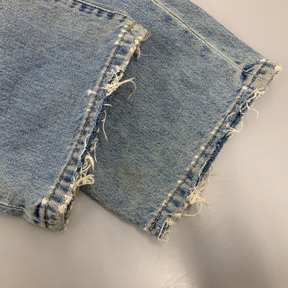 【現状渡し品】【メンズ】 RRL ダブルアールエル ZIP FLY STRAIGHT DENIM PANTS ジップフライ ストレート デニムパンツ USA製 ジーンズ ボトムス 157-251108-as-05-izu サイズ：40×32 カラー：ライトインディゴ 万代Net店