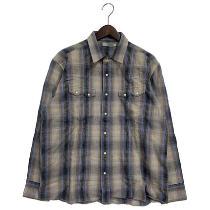 【中古品】【メンズ】 MAD HECTIC マッドヘクティク FLANNEL SHIRT H-AW04-LS03 フランネルシャツ チェック 長袖 トップス 142-251109-as-01-izu サイズ：M カラー：マルチカラー 万代Net店