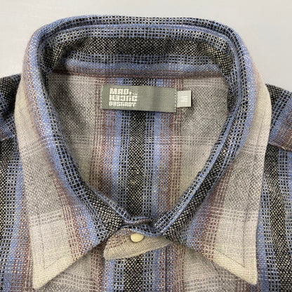 【中古品】【メンズ】 MAD HECTIC マッドヘクティク FLANNEL SHIRT H-AW04-LS03 フランネルシャツ チェック 長袖 トップス 142-251109-as-01-izu サイズ：M カラー：マルチカラー 万代Net店