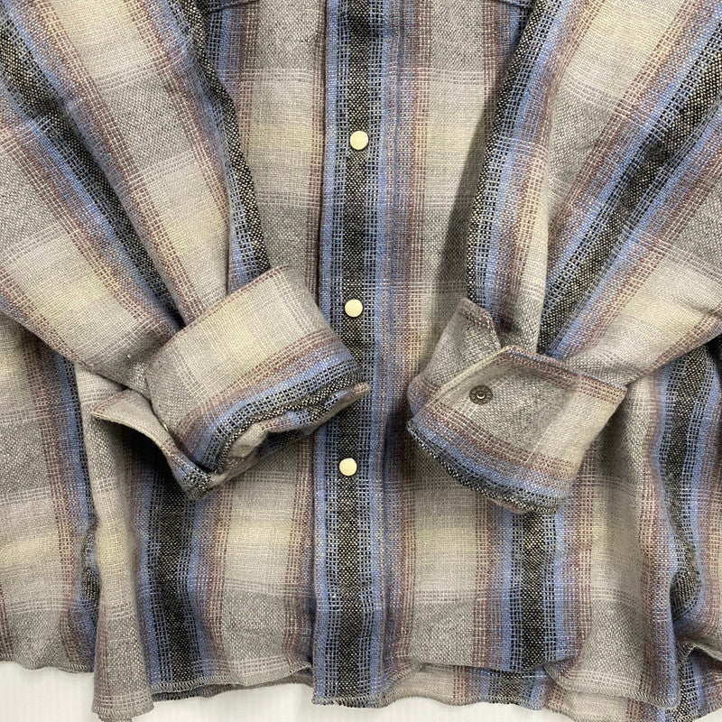 【中古品】【メンズ】 MAD HECTIC マッドヘクティク FLANNEL SHIRT H-AW04-LS03 フランネルシャツ チェック 長袖 トップス 142-251109-as-01-izu サイズ：M カラー：マルチカラー 万代Net店