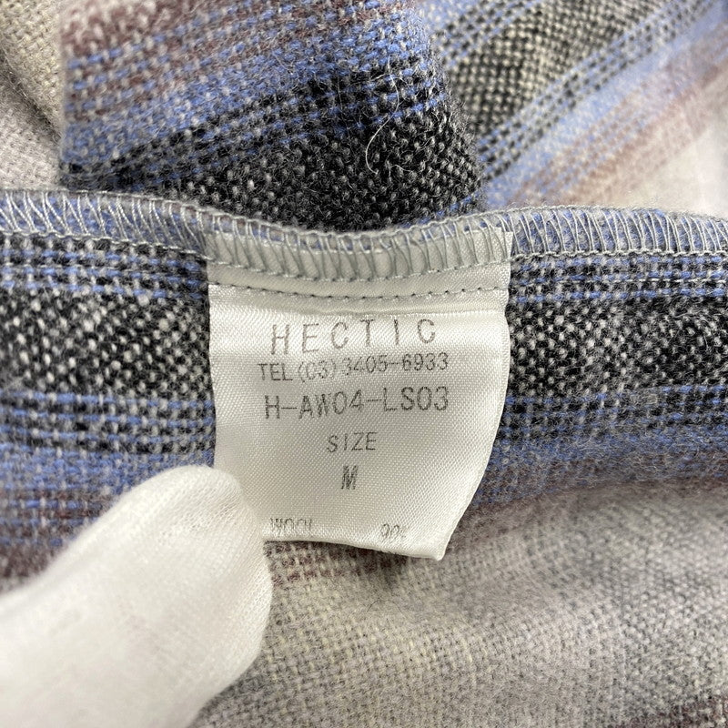 【中古品】【メンズ】 MAD HECTIC マッドヘクティク FLANNEL SHIRT H-AW04-LS03 フランネルシャツ チェック 長袖 トップス 142-251109-as-01-izu サイズ：M カラー：マルチカラー 万代Net店