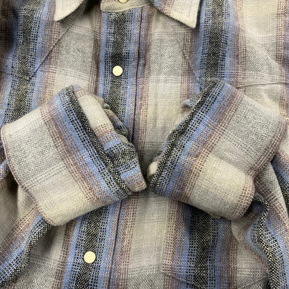 【中古品】【メンズ】 MAD HECTIC マッドヘクティク FLANNEL SHIRT H-AW04-LS03 フランネルシャツ チェック 長袖 トップス 142-251109-as-01-izu サイズ：M カラー：マルチカラー 万代Net店