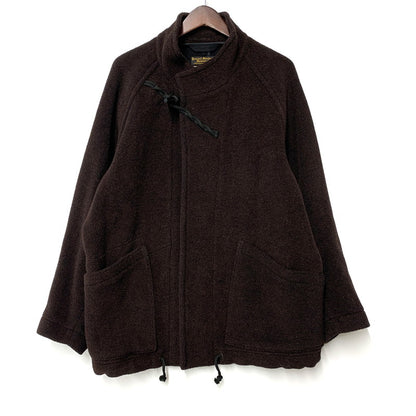 【中古品】【メンズ】 JOURNAL STANDARD HOMESTEAD ジャーナルスタンダードホームステッド BRITISH CUT PILE SMOCK 21-020-470-1030-3-0 ダッフルスモック ジャケット アウター 147-251108-as-08-izu サイズ：M カラー：ブラウン 万代Net店