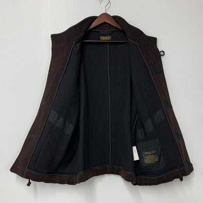 【中古品】【メンズ】 JOURNAL STANDARD HOMESTEAD ジャーナルスタンダードホームステッド BRITISH CUT PILE SMOCK 21-020-470-1030-3-0 ダッフルスモック ジャケット アウター 147-251108-as-08-izu サイズ：M カラー：ブラウン 万代Net店