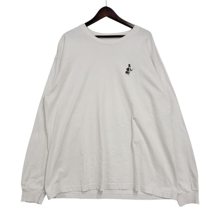【中古品】【メンズ】 BORN X RAISED ボーンアンドレイズド BACK PRINT L/S TEE バックプリント ロングスリーブ Tシャツ 長袖 トップス 142-260106-as-09-izu サイズ：XL カラー：ホワイト 万代Net店