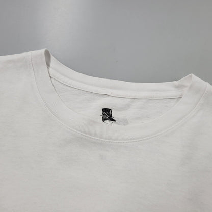 【中古品】【メンズ】 BORN X RAISED ボーンアンドレイズド BACK PRINT L/S TEE バックプリント ロングスリーブ Tシャツ 長袖 トップス 142-260106-as-09-izu サイズ：XL カラー：ホワイト 万代Net店