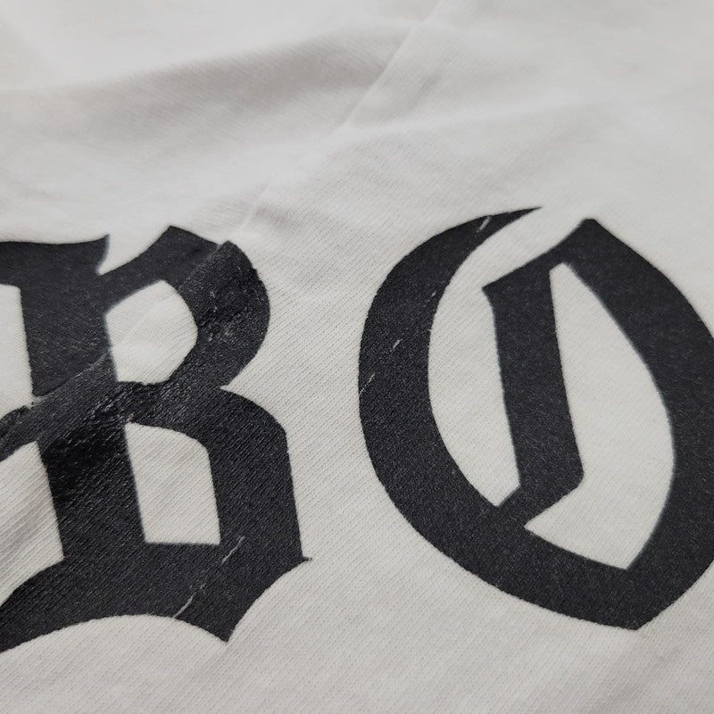 【中古品】【メンズ】 BORN X RAISED ボーンアンドレイズド BACK PRINT L/S TEE バックプリント ロングスリーブ Tシャツ 長袖 トップス 142-260106-as-09-izu サイズ：XL カラー：ホワイト 万代Net店