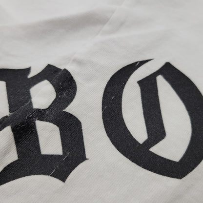 【中古品】【メンズ】 BORN X RAISED ボーンアンドレイズド BACK PRINT L/S TEE バックプリント ロングスリーブ Tシャツ 長袖 トップス 142-260106-as-09-izu サイズ：XL カラー：ホワイト 万代Net店