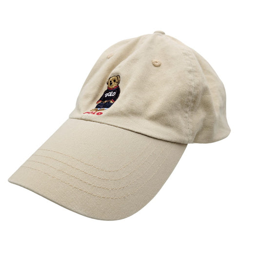 【中古品】【メンズ/レディース】 POLO RALPH LAUREN ポロ・ラルフローレン POLO BEAR CAP ポロベア キャップ 帽子 185-251112-as-39-izu サイズ：ONE SIZE カラー：ベージュ 万代Net店
