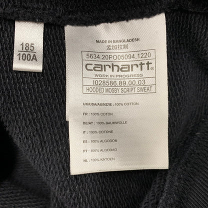 【中古品】【メンズ】 CARHARTT WIP カーハートダブリューアイピー MOSBY SCRIPT HOODED SWEAT SHIRT I028586 フーデッド スウェットシャツ パーカー 長袖 トップス 142-251207-as-13-izu サイズ：XL カラー：ブラック 万代Net店